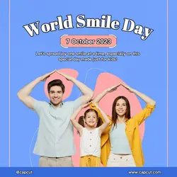 World Smile Day Instagram Post