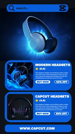 Modern Headsets Promotion Page