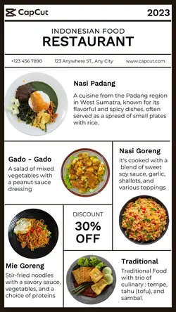 Indonesian Food Promotion Instagram Story
