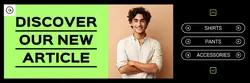 Non-Marketing Fashion Email Header Neon Color