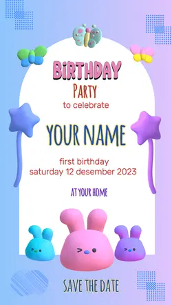 non marketing invitation birthday party