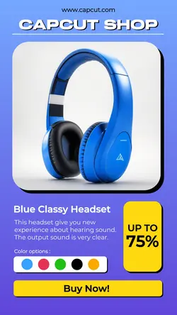 electronic product display instagram story