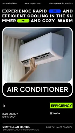 Electronic Product display air conditioner
