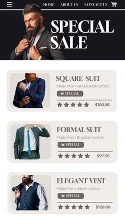 Man Fashion Product Promotion Instastory