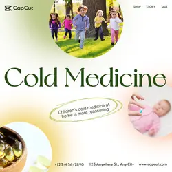 Medical Children's cold medicine Promotion Simple
