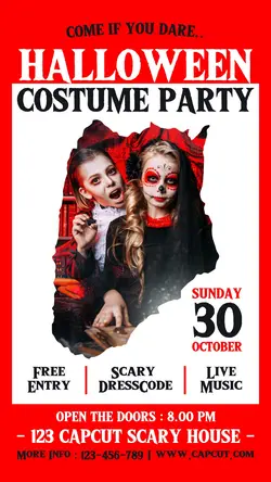 Halloween Costume Party Instagram Story