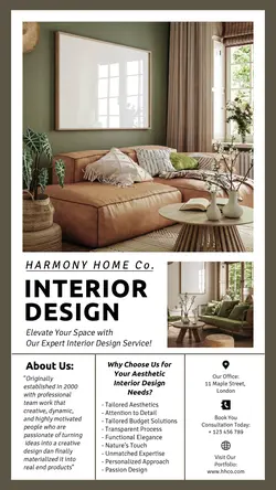 Household Interior Design Instagram Story
