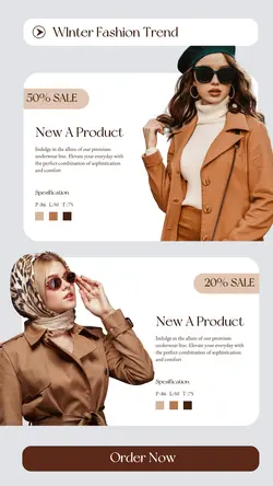 Clothing Product Display Instagram story