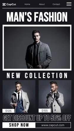 Man's Fashion Promotion Instagram Story