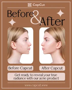 Beauty and Personal Care Before & After Display Instagram Portrait