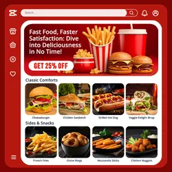 2024hot Promotional Page In-app Category Page Food