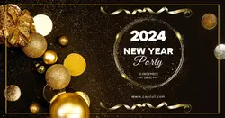 New Year Party Facebook App Ad