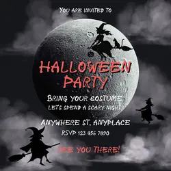 Halloween Costume Party Instagram Post