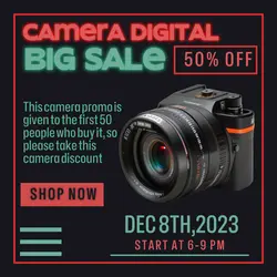 Camera Digital Sale Promotion Story