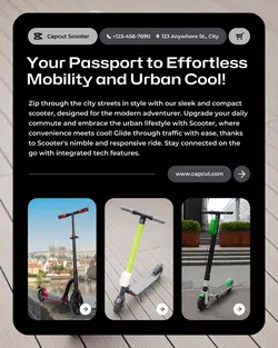 Electronics Scooter Product Instagram Portrait