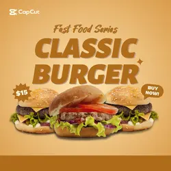 Classic Burger Poster