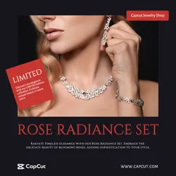 Fashion Industry Instagram Post Jewelry Rose Radiance Set