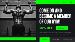 Gym Promotion Twitter Post