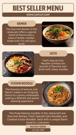Best Seller Menu Template Instagram Story