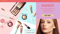 Beauty Makeup Branding Retro