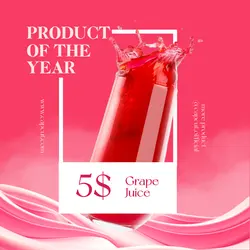 Grape Juice Commerce Instagram Post