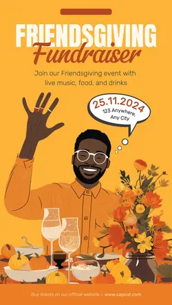 Thanksgiving Charity Event Tiktok Post