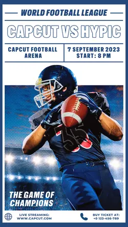 Other American Footbal Match Promotion TikTok Post