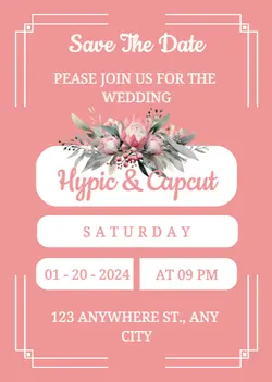 Personal Occasions - Wedding Invitation