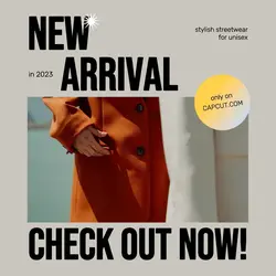 Beige and Black Bold Streetware Instagram Post