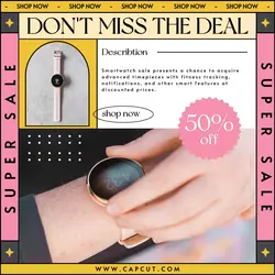 Fashion Industry Promotion watch 14 Instagram Post