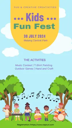 Kids Fun Fest Promotion Instagram Story