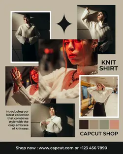 Knit Shirt Fashion Promotion Instagram Post