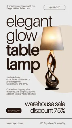 Household Accessories Product Warehouse Sale Instagram Story