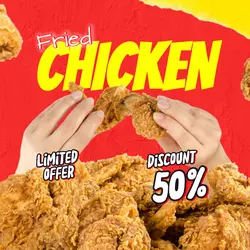 Food Fried Chicken Post