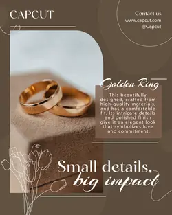 Fashion Accessories Ring Product Display Instagram Portrait