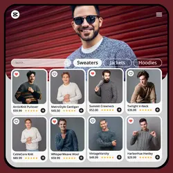 2024hot Promotional Page In-app Category Page Men's Clothes