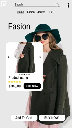 Fashion Industry Ui Desing