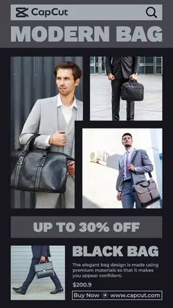 Modern Bag Promotion Page