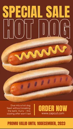 Food & Beverages Hot Dog Special Sale