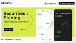 Finance Securities Srading Publicity Minimalist