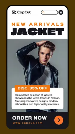 New Arrivals Jacket Promotion Instagram Story