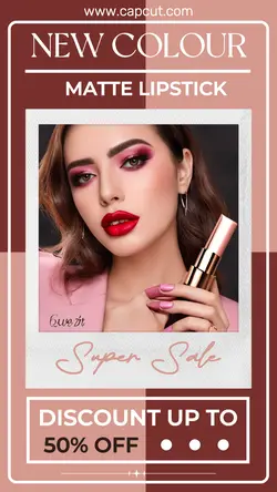 Lipstick Matte Colour Sale Promotion Story Tiktok