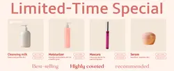 Cosmetics and Personal Care Product Showcase - Minimalistic Style for Facial Care