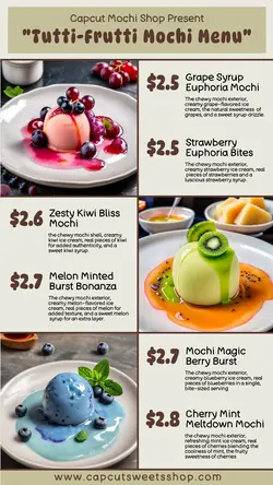Food Mochi New Menu Pricelist Instagram Story