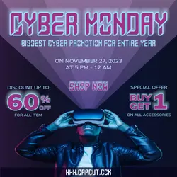 Cyber Monday Promotion Instagram Post
