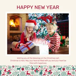 Personal Sharing Christmas Card Display Minimalist