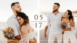 Non-Marketing Minimalist Wedding Facebook Cover