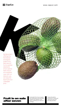 Services Event promotion Kiwi fruit Redesign