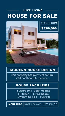Real Estate House Product Display Instagram Story