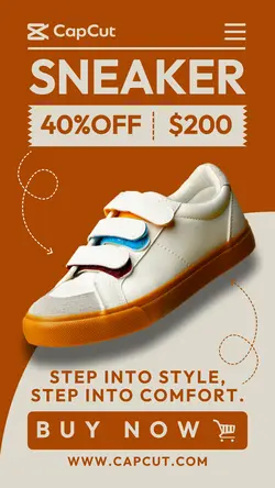 Fashion Sneaker Promotion Instagram Story